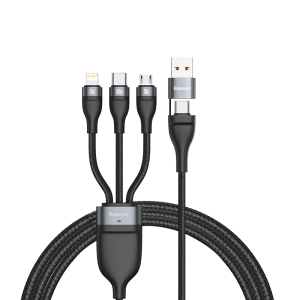 Baseus-Flash-Series-Two-for-three-Fast-Charging-Data-Cable-2U2C-100W