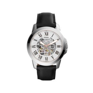 Fossil-ME3101-Grant-Automatic-Black-Leather-Watch