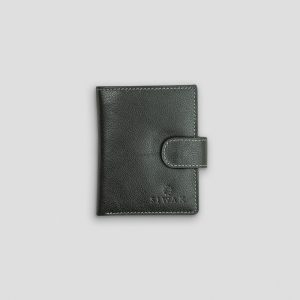 Trifold Olive Leather Wallet
