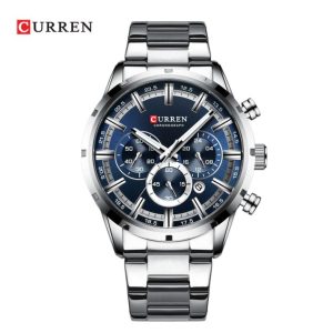 Curren-8355SBU-Mens-Quartz-Chronograph-Stainless-Steel-Watch