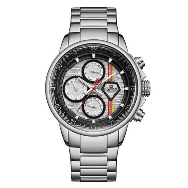 Naviforce-NF9184SW-Mens-Quartz-Chronograph-Stainless-Steel-Watch