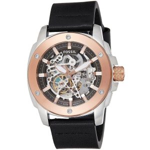 Fossil-ME3082-Mens-Modern-Machine-Automatic-Leather-Watch-Black-2
