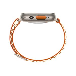 Apple-Watch-Ultra-Titanium-Case-with-Orange-Alpine-Loop
