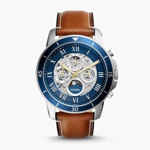Fossil-ME3140-Grant-Sport-Automatic-Luggage-Leather-Mens-Watch
