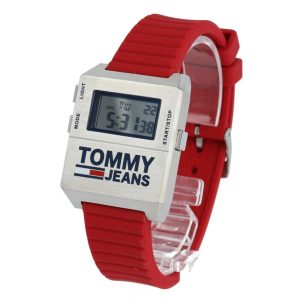 Tommy Hilfiger Red Digital Dial Ladies Watch – 1791674