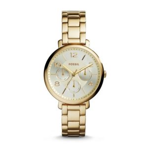 Fossil Jacqueline White Dial Stainless Steel Ladies Watch - ES3756
