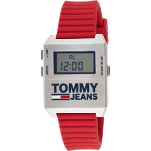 Tommy Hilfiger Red Digital Dial Ladies Watch – 1791674