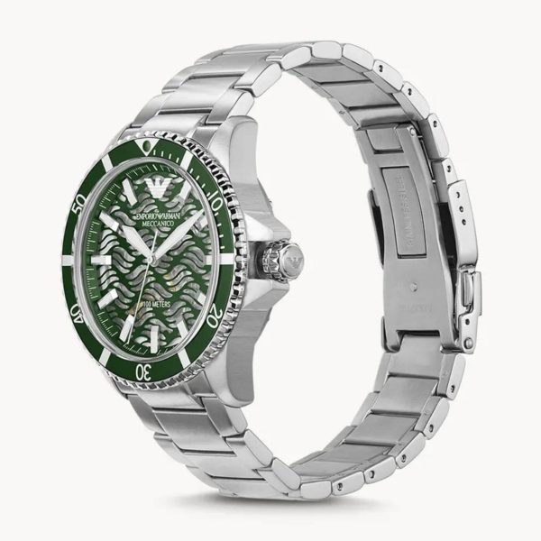Emporio-Armani-Automatic-Green-Dial-Mens-Watch-AR60061-2