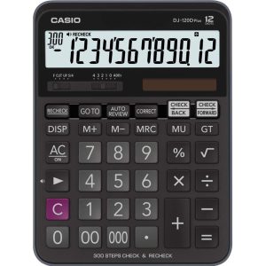 Casio DJ-120DPLUS-W-EP Plus Desktop Calculator