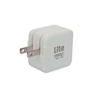 Lite-35-Watt-PD-USB-Fast-Charger-GaN-White