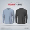 Mens-Premium-Blank-Full-Sleeve-T-Shirt-Combo-Sky-Blue-and-Anthra-Mellange
