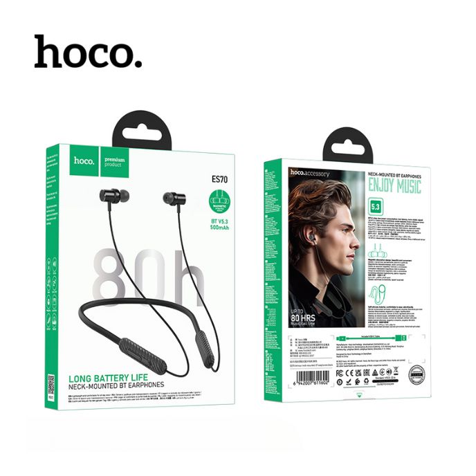 Hoco ES70 Bluetooth Neckband Price in Bangladesh Diamu